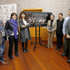 Viteri, Viejo, Redondo, De los Ojos, Lara, Blanco, Blanco y Pino, ayer, durante la presentación del concierto.-J. M. LOSTAU