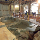 Restos encontrados de la antigua mezquita de Valladolid.-ICAL