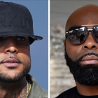 Booba (izquierda) y Kaaris-AFP