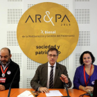 El director de Patrimonio, Enrique Saiz, durante el balance.-ICAL