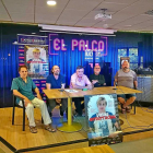 Jesús Peña, Carlos Martín, Gervasio Sánchez, Santiago Sánchez y Mariano Llorente presentan el montaje.-CORSARIO