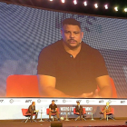 David Espinar, Ronaldo Nazário, Carlos Suárez y Julio Senn, en el World Football Summit.-WFS