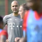 Pep Guardiola, en un entrenamiento del Bayern en Múnich.-Foto:   AFP / CHRISTOF STACHE