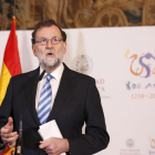 Mariano Rajoy durante su intervención en la USAL.-ICAL