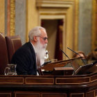 El socialista Agustín Javier Zamarrón, presidente de la mesa de edad del Congreso.-EFE