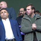 Ronaldo y Puente en el palco del estadio.-J.M. LOSTAU