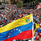 Partidarios de la oposición, en una protesta contra el Gobierno de Nicolás Maduro.-REUTERS / CARLOS GARCÍA RAWLINS