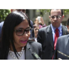 La ministra de Exteriores de Venezuela, Delcy Rodríguez, en Buenos Aires.-EFE / DAVID FERNÁNDEZ