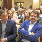 Alfonso Fernández Mañueco ayer en el acto celebrado en Salamanca .-ICAL