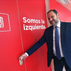 José Luis Ábalos, este miércoles en la sede del PSOE.-/ DAVID CASTRO