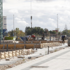 Trabajos de construcción de nuevas viviendas en El Peral, junto al Camino Viejo de Simancas. PHOTOGENIC
