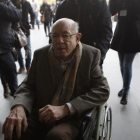 Fèlix Millet, la semana pasada, a su llegada a la Ciutat de la Justícia.-ALBERT BERTRAN