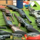 Parte del arsenal inacautado en la Operación Bulldog, que incluye incluso armas de guerra.-LA 8 VALLADOLID