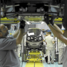 Planta de fabricación del Twizy, en una imagen de archivo, donde Renault fabricará baterías eléctricas.-E. M.