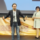 Carlos Santos recoge el Roel de la Semana de Cine.-SEMANA DE CINE DE MEDINA