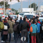 La C-58 cortada a la altura de Sabadell, con motivo de la huelga.-NORMA VIDAL/ACN