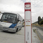 Inauguración de una de las líneas de transporte rural en el municipio de San Pelayo.-ICAL