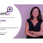 Cartel promocional de la conferencia de Aurora López-@StemTalentGirl
