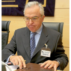 Miguel Ángel Sánchez Plaza, en la comisión de investigación de las cajas.-ICAL