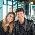 Amaia y Alfred, en la presentación de su actuación en el Festival e Eurovisión, en Lisboa.-RTVE