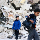 Niños en Siria.-AGENCIA