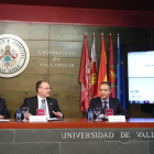 La Universidad de Valladolid (UVa) y Telefónica entregan el Premio Nacional HackForGood, que ha recaído por segundo año consecutivo en un grupo de alumnos de antiguos alumnos.-ICAL