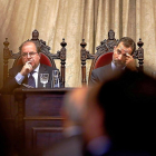 Juan Vicente Herrera y el monarca Felipe VI en el acto de inauguración del curso 2017-2018 de las universidades españolas.-ENRIQUE CARRASCAL
