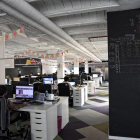 Interior de las instalaciones de la Barcelona Tech City.-SANTI COGOLLUDO