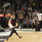 Zach LaVine en uno de sus mates.-EFE