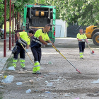 Trabajadores del Servicio de Limpieza del Ayuntamietno. | E.M.