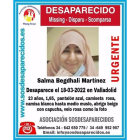 Cartel de la desaparición de Salma Begdhali. -E.PRESS