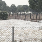 La nieve llega a Valladolid.-E.M.