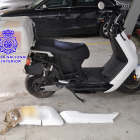 La Policía Nacional recupera un ciclomotor sustraído en el camino de Palomares y detiene a un individuo por su presunta implicación en los hechos.- ICAL
