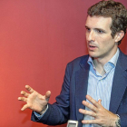 Pablo Casado, portavoz del Comité de Campaña del PP-P. REQUEJO