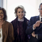 Ana Botella, Esperanza Aguirre y Alberto Ruiz Gallardón.-EMILIO NARANJO (EFE)
