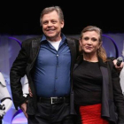 Mark Hamill y Carrie Fisher, en una imagen reciente.-JESSE GRANT / GETTY PARA DISNEY