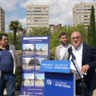 El candidato del Partido Popular, Jesús Julio Carnero, presenta sus propuestas de movilidad para la ciudad. ICAL.