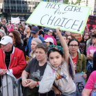 Manifestación por los derechos de aborto en Foley Square, Nueva York.-EPA