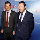 Óscar Puente y Pedro Sánchez hace unos días en Madrid.-Ical