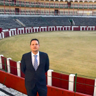 Alberto García en el coso taurino de Valladolid, en el paseo Zorrilla. - E.M.