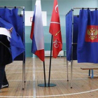 Las votaciones en Rusia.-EFE