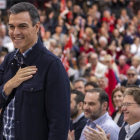 El presidente de Gobierno, Pedro Sánchez, en Valencia.-MIGUEL LORENZO