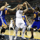 Marc Gasol durante el sexto partido de la eliminatoria de semifinales de la Conferencia Oeste.-Foto: MIKE BROWN / EFE