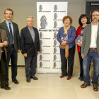 Ignacio Foces, Ricardo Martín, María Romero Mayor y Montserrat de Hoyos arroparon al autor, Luis Díaz Viana-EL MUNDO