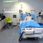 Sala de críticos del nuevo aula de simulación de la Facultad de Enfermería-Ical
