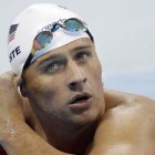 Ryan Lochte, tras una carrera en los Juegos Olímpicos de Río.-AP