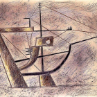 Dibujo sin nombre de ÁngelFerrant en el que representa con trazados un barco.-ICAL