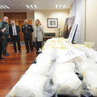 Imagen de la droga incautada por la Policía en Burgos.-ISRAEL L. MURILLO