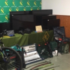 Material incautado por valor de 6.000 euros.-GUARDIA CIVILVALLADOLID