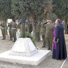 Acto de homenaje celebrado en el panteón militar.-ICAL